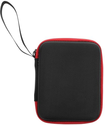 JEWEDECO Estuche Portátil para Púas de Guitarra Rojo Material Eva y Esponja, Soporte Compacto para Plectros Que Previene Pérdidas, Adecuado para Guitarras