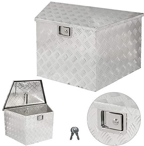 Trucky Truckbox Werkzeugbox Werkzeugkiste Anhängerbox Alubox Alumium Montage Deichselbox 120 L