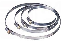Rohrschelle Schlauchschelle Schelle Wickelfalzrohr Alu-Flex-Rohr Flexschlauch - MKK® Schlauchschelle Schaubverschl. Ø 90-110 mm