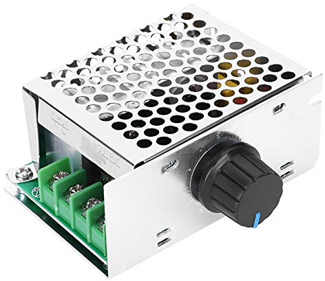 Jadeshay Spannungsregler, Drehzahlregler 230V Motor SCR Elektronischer Spannungsregler Drehzahlregler Hochspannungs-Motor-Drehzahlregler DC220V 500W
