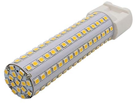 Fengyan Bulbi Domestici Lampadina a LED, AC85-265V G12 15W (equivalente alogeno 150W), 1400-1450 lumen, base Bi-Pin G12, lampadine a LED con angolo a 360 ° for la casa ( Colore : Bianco caldo )