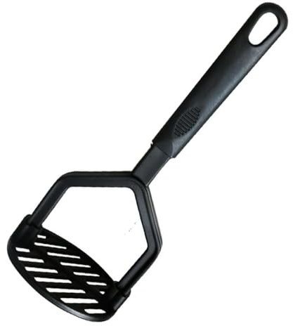 Nylon Potato Mashers Durable Potato Masher Black Potatoes Masher Baby Food Masher with Non Slip Handle for Mashed Potatoes Fruits Vegetables