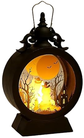Lanterne tempête rétro pour Halloween, portable (citrouille, 36 W)