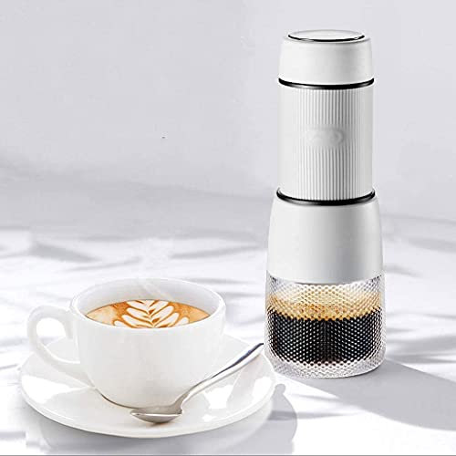 XFZJCHAP Molinillo de café automático, máquina de café portátil, cafetera manual a presión, espresso de mano, para el hogar, viajero, molinillo de especias, exprimidor, máquina de zumo (color: B)