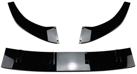 Front Spoiler Lippe Auto Auto Frontstoßstange Lippensplitter Diffusor Body Kit Spoiler Schutzfolie Zubehör Für VW Für Golf 7 Für MK7 Für GTI Für 2013–2015 2016 Auto Frontspoiler Lippe(Gloss Black)