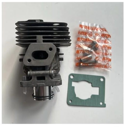 AOIUU Kit Originale Nuovo Stile Cilindro pistone Anello 35mm Adatto for decespugliatore Stihl FS 120 Fs120 2-Mix Fs120r 2-Mix Tosaerba 4134-020-12221
