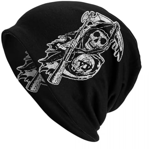 Sons of Anarchy TV Skullies Cappellini Cappelli Teschio Sottile Cappello Cappello Autunno Primavera Cappellini da Sci Unisex da Uomo