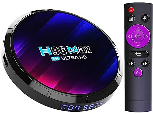 Sofobod H96MAX Smart TV-box Android 9.0 4 GB RAM 32 GB ROM, H.265 Decoding, HDIM 2.0, HD 4K 3D, USB 3.0, Dual WiFi 2.4G/5G BT4.0 TV-box (engång)