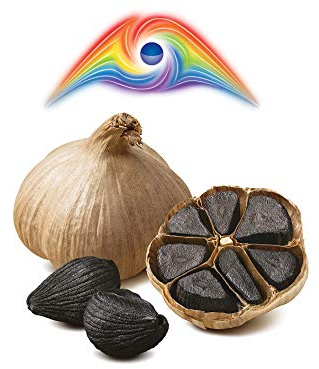 Hymor Schwarzer Knoblauch - 3 Knollen - 90 Tage fermentiert aus Las Pedroñeras aus bestem lila Knoblauch, Spanien, ungeschält, Black Garlic schwarz Knoblauch Ajo Negro 100% natürlich