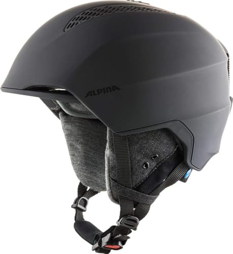 ALPINA Unisex - Vuxna, GRAND LAVALAN Skidhjälm, black matt, 61-64 cm