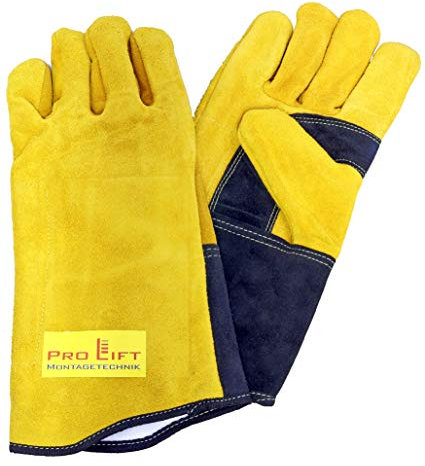Pro-Lift-Montagetechnik Schweißerhandschuhe verstärkt MIG/MAG Größe 11 Wildleder Schutzhandschuhe
