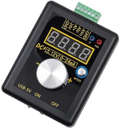 DollaTek SG-002 digitale 0-22mA 0-10V Generatore di segnale di tensione Trasmettitore di corrente Strumenti di misura elettronici professionali
