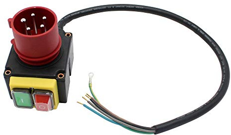 SECURA Schalter mit Stecker 400V kompatibel mit Lumag HOS-8N Holzspalter
