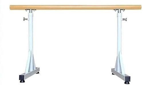 Mobile Ballettstange für Zuhause, Stretch-Tanzstange für Erwachsene, Heim- oder Studiotanzen mit dreieckiger, verstärkter Halterung (weiß 1,5 m) (rosa 1 m) (weiß 1 m)