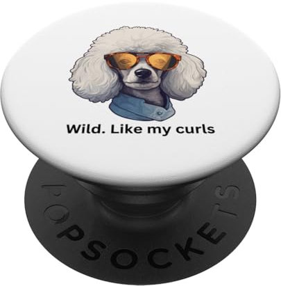 Wild Like My Curls Ich liebe Locken Wild Hair Don't Care Kleinkind PopSockets mit austauschbarem PopGrip