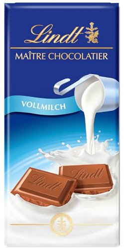 Lindt Schokolade | Vollmilch Tafel | 100g | extra cremige Vollmilch-Schokolade | Schokoladen-Tafel