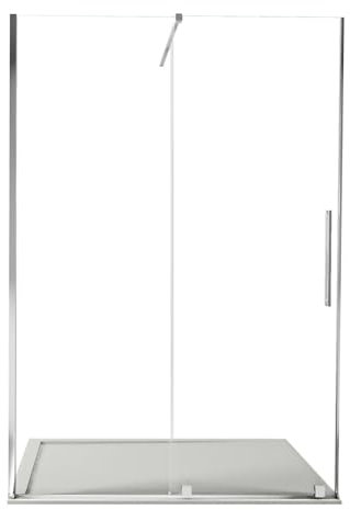 Brenta Schiebetür, 8 mm, Höhe 200 cm, ohne Profile – 170