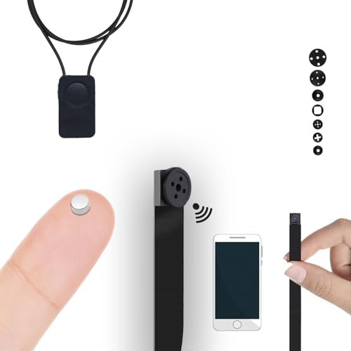 Pinganillosocultos Kit Completo Mini Camara Espia Boton con Auricular Espia Invisible Inalambrico - Copiar Examen - WiFi HD 1080p Real. Auriculares Invisibles. (Pinganillo MicroNano)