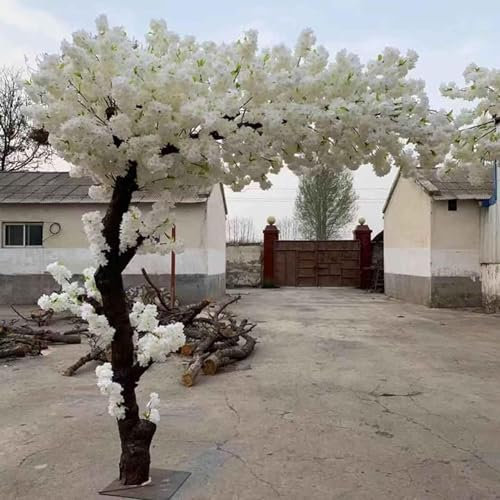 ELIKBH Árboles Artificiales de Cerezo japonés, árbol de los Deseos, Planta de Cerezo Artificial, Cerezo japonés Artificial al Aire Libre Planta Artificial for Interior al Aire Libre(Extended)