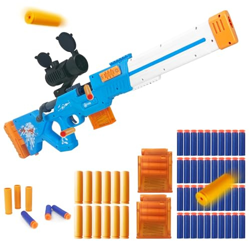 Spielzeugpistole mit Schaumstoff Pfeilkugeln, Shell Ejecting Toy Gun - 032 | Spielzeug Blaster mit Schaumstoff Pfeilkugeln, Blaster Pistolen zum Schießen Blaster Guns