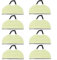 Honseadek Lot de 8 accessoires pour aspirateur robot, pour Shark RV Series AI, pour Ultra 2 en 1, accessoires pour aspirateur, kits de rechange pour plumeau, comprend des serpillères