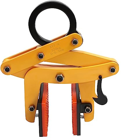 Pinze di sollevamento,Pinza di raddrizzamento Pinza professionale per bordi e pietre 0-6,5 cm | Capacità 320 kg | Sollevamento di marciapiedi e lastre