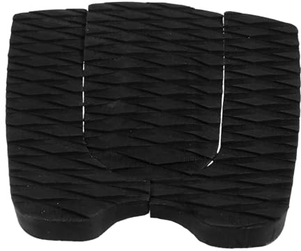 TOGEVAL 3Pcs Surfboard Traction Pads Non-slip EVA Pads Tail Grip Deck Grip Adhesive Surfboard Accessories for Enhanced Stability and Control