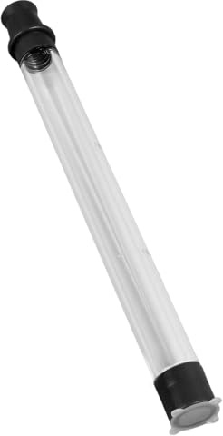 Bonbela Disparo a Prueba de Paja Plástico Silicona Disparo Tubo de Paja Reutilizable de Vino Portátil Portátil con Escala para el Bar de la Playa de la Fiesta del Bar Acampar (Negro)