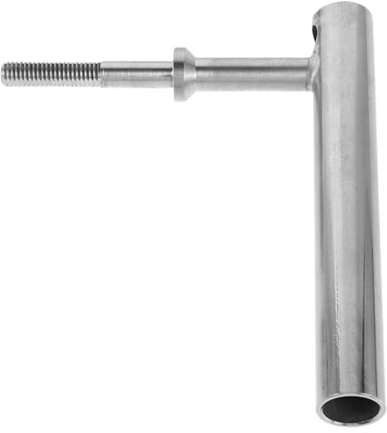 Veemoon Manija de Puerta de Acero Inoxidable para Chimenea y Estufa de Leña, Resistente al Calor Cubierta Anti-escaldaduras, Ergonómica para Uso Guantes, Repuesto Duradero para Hogar