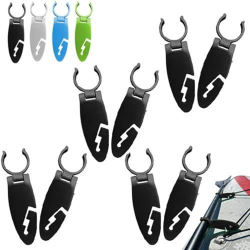 8 Stück Paddle Board Flossen Clips Verstellbare, Klemmhalterung Für Stand Up Paddle Board, Ausziehbare Paddleboard Klemmen, Praktische Befestigungsclips, Wassersportzubehör Für Frauen, Männer