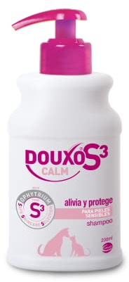 DOUXO S3 Calm Champú para Perros y Gatos - Higiene para Pieles sensibles - Alivia y Protege - Fragancia hipoalergénica - 200ml