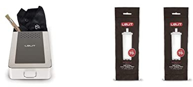 LELIT PLA360M, Abschlagschublade, Mikrofasertuch und Pinsel, Edelstahl & PLA930M, Wasserenthärter-Filter aus Harz für Kaffeemaschinen