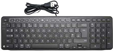 Contour Design Clavier d'équilibre - Filaire, Design Ergonomique - Taille compacte, Inclinaison réglable pour Supporter la Fatigue du Poignet, Plug & Play PC/Mac - Noir