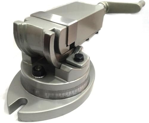 MachEl's Precision 2 (50 mm) Milling Machine Vise - 2-Way Functionality (Swivel, Tilt, Angle Vice) for Ultimate Versatility and Accuracy