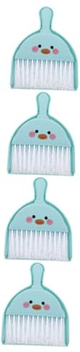 OUNONA 4 Ensembles Mini Balai à Main balayette et Pelle Brosse poussiere ramasse-miettes de Table balais de Table Outils évents kit de Balai de Bureau Petit Outil de Nettoyage Plastique
