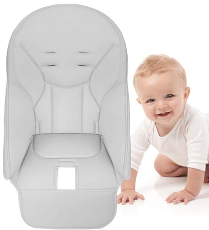 TQEBWUS Baby Hochstuhl Kissen - Kinder Hochstuhl Einsatz - Bequemer Sitzkissenbezug Aus PU-Leder Für Kinder, Hochstuhl Bezüge Und Kissen, Weicher Multifunktionaler Sitzbezug Mit Bequemer Polsterung