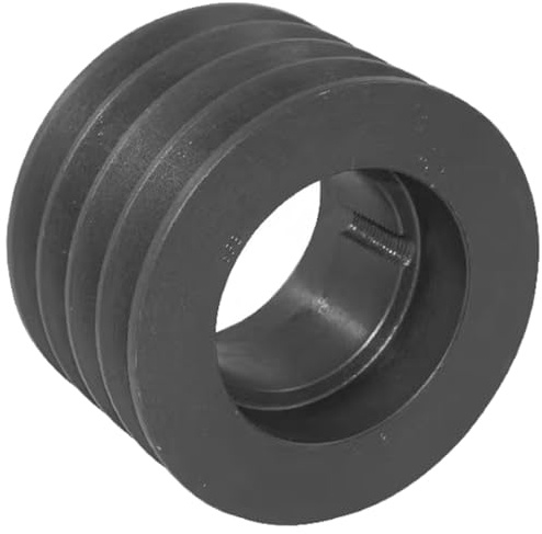 cyclingcolors 1x Polea con orificio Taperlock para correa trapezoidal 4 canal B SPB Diámetro exterior 167 mm Diámetro de paso 160 mm Hierro fundido Maquinaria de construcción forestal agrícola