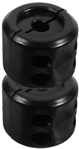 Ciieeo 2pcs Rubber Winch Cable Stopper with Hook for Synthetic Rope and Cable Line and Prevents Rope Breakage for Boating and Towing