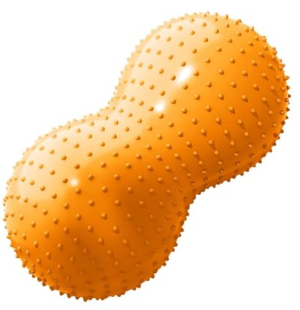 Amagogo Silla sensorial con Asiento oscilante y Pelota de Equilibrio con Bomba para Entrenamiento Infantil, Gimnasio, Mujeres, Hombres y niños, Naranja