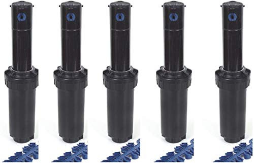 Rainbird Type 5004+ Pc Arroseur Escamotable, 10cm 5 Pièces, Noir