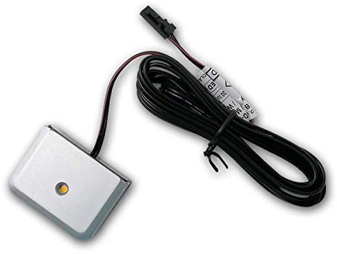 world-trading-net - LED Glasbodenbeleuchtung Clip-3D, silber, Leuchtfarbe warmweiß, 12V