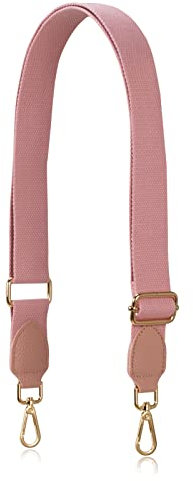 Allzedream - Correas de repuesto para bolso cruzado, bolso ancho de lona y cuero ajustable, Rosado, M, Classic