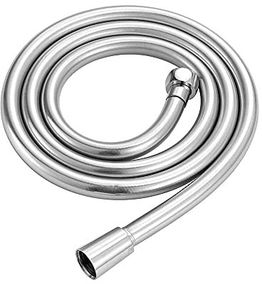 Tappeti Design 1,5 m PVC Silbergrau Duschschlauch G1 / 2 Handbrauseschlauch Bad Duscharmatur Zubehör Sanitärschläuche-2 m