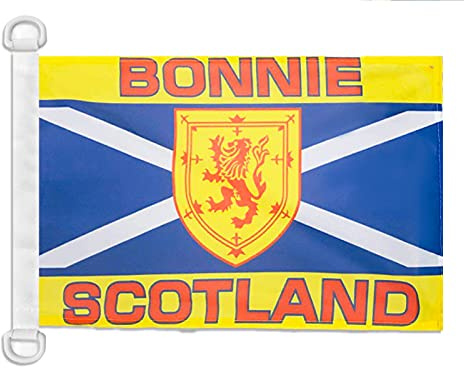AZ FLAG Bandiera Nautica Scozia Bonnie Scotland 45x30 cm Anelli Plastica | Uso esterno e nautico bandiera nautica scozzese resistente alle intemperie con doppie cuciture e bordi rinforzati