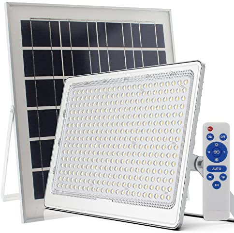 ledbox Proyector SOLAR PRO, 500W Litio 3,2V - 50000mAH, Blanco frío