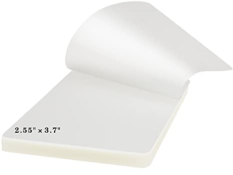 CANLENPK Bolsas de Laminado Térmico de 6,6x9,5 cm, Grosor de 4mil para Tarjetas de 6 x 8,9 cm, Hojas Laminadoras Plástico, Papel Fotográfico, Tarjetas Visita Bolsillos Laminadores (100 unidades)