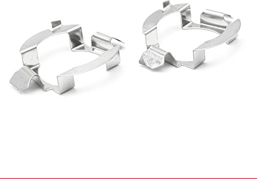 2 Stück H7 LED Scheinwerfer Lampe Adapter Sockel Halter Halter H7 HID Birne Cap Base Befestigungsclips für V/W P/Assat B5.5 Limousine Variant, B/MW Z4 E85 E86 5 7 Serie