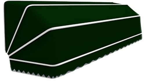 WIGING Toldo De Ventana Toldo De Puerta, Bloque UV Sombrilla Cubierta De Dosel, Plegable Marco Galvanizado, Resistente A Impactos Toldo De Porche para Exterior (Color : Green, Size : 60x60cm)