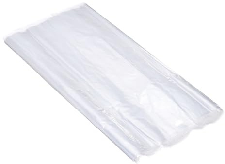 PATIKIL 30 Pcs Sacs Plastiques Transparents Ouverts Plats 30x45 cm 1 Mil Sacs D'Emballage Pour Alimentation, Maison, Collection, Pâte À Pain