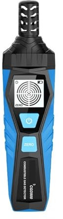 Detector de Gases, Detector de Gas Natural Combustible Detector de Fugas de Gas inflamable Analizador de CH4, metano, Alcohol y GLP Alarma Sonora PPM con sonda Flexible(CGD900)